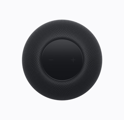 HomePod, Mitternacht, Gehäuseoberseite