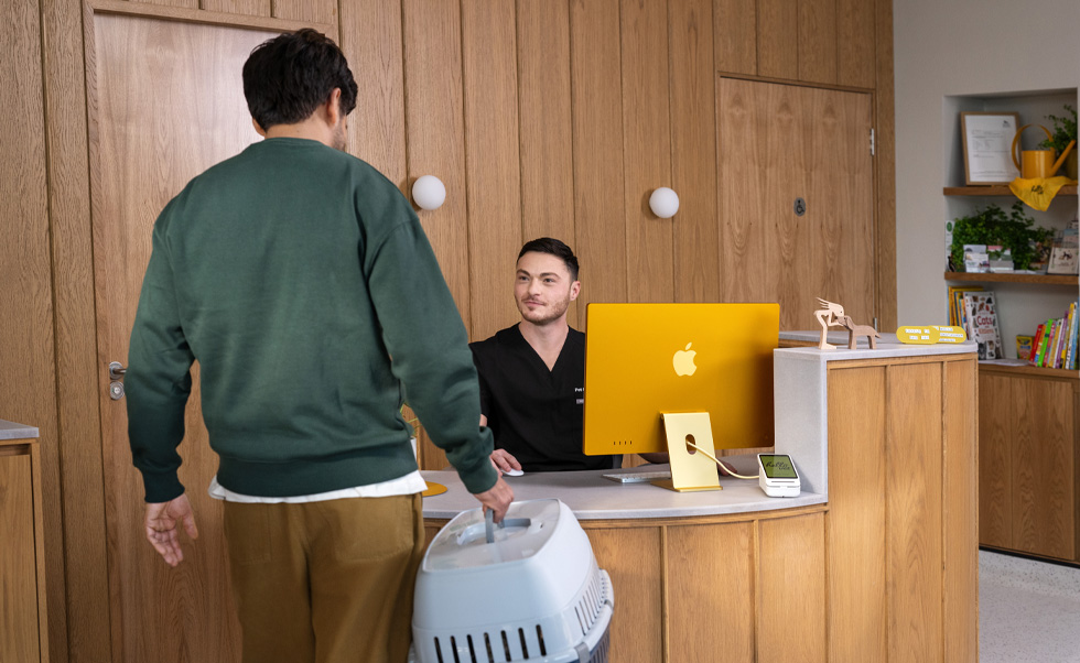 iMac tekee potilaiden sisäänotosta helppoa ja tarkkaa.
