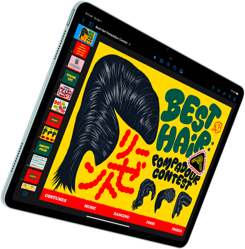 iPad Air pe Albastru