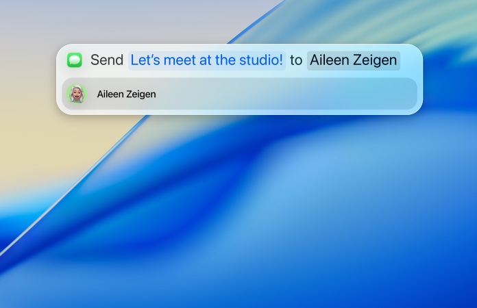 Ejemplos de uso de Spotlight para mandar mensajes